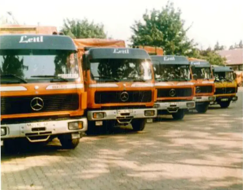 Historischer Leitl-Fuhrpark